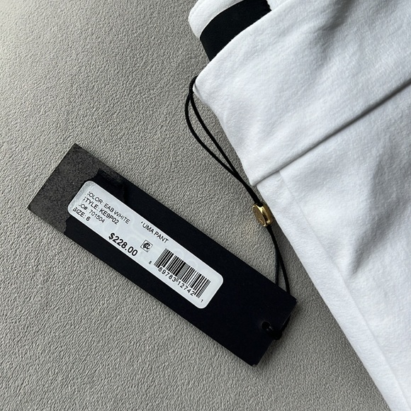 New Kobi Halperin Uma Cropped Pants in White - Picture 6 of 6